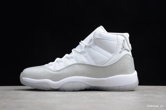SilverVast Air White 11 AR0715-100 Metallic Jordan AR0715-100 Grey WMNS 0825